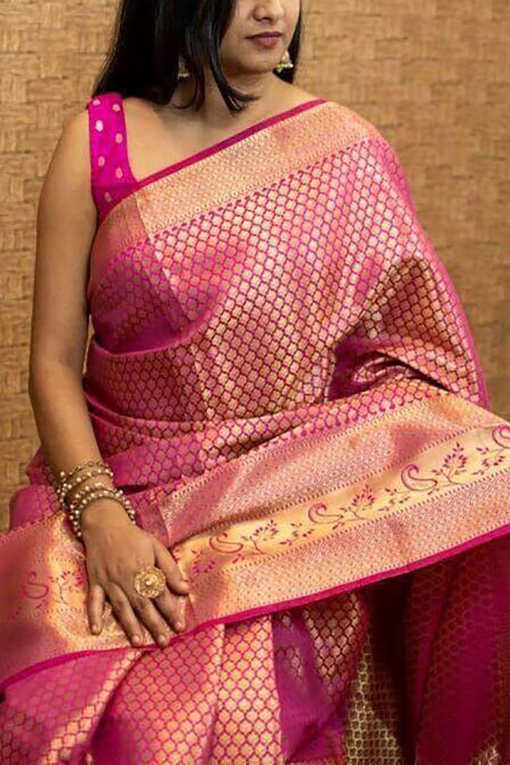 Pink Look Soft Silk Saree