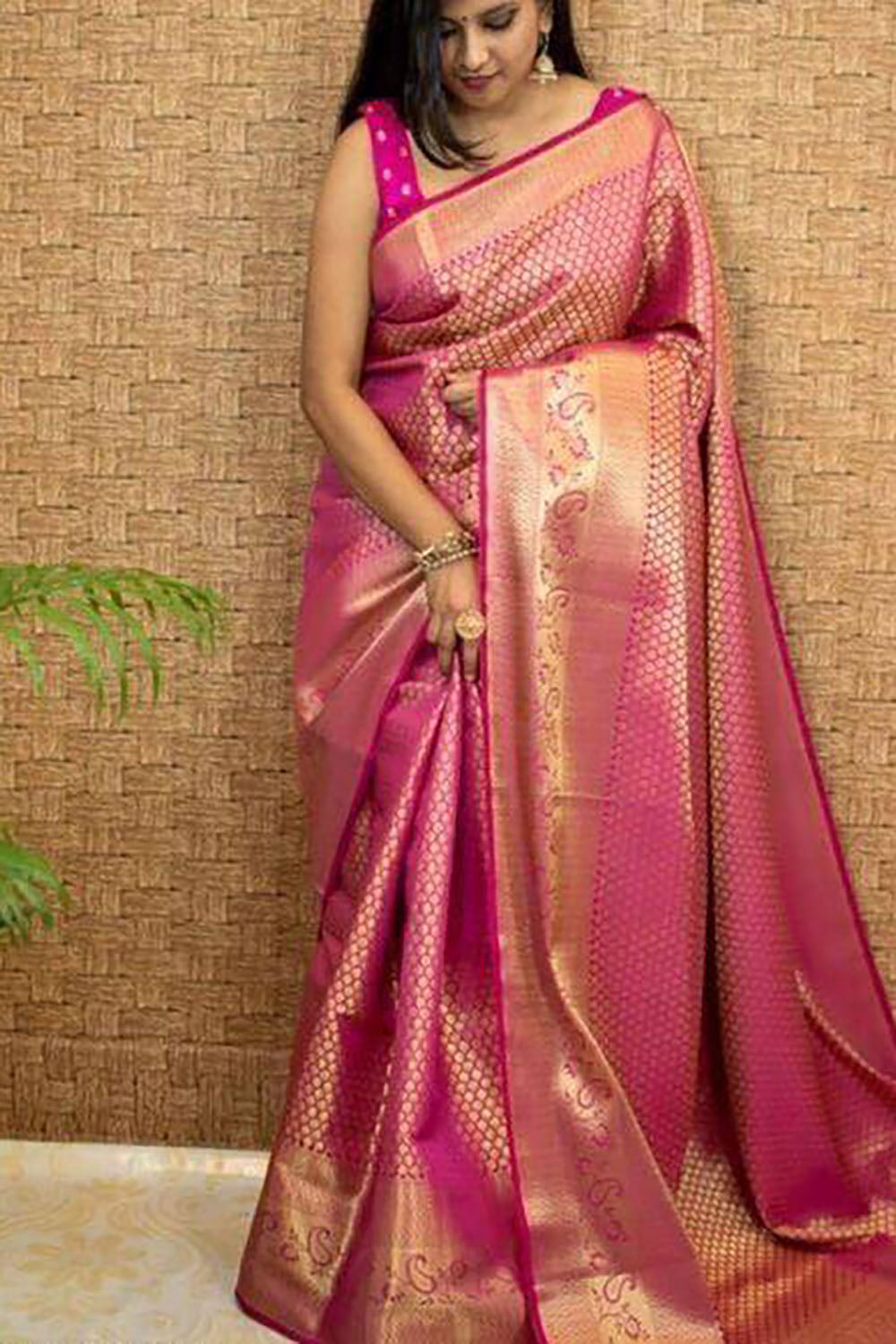 Pink Look Soft Silk Saree