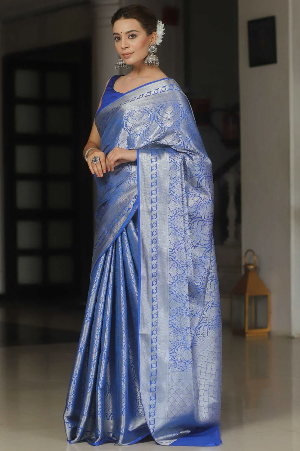 Royal Blue Soft Weaving Saree