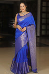 Blue Soft Weaving Saree