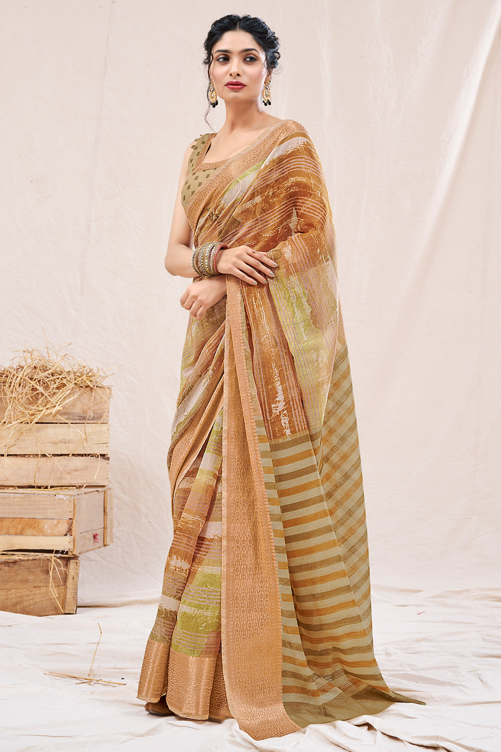 Heavy soft Georgette saree