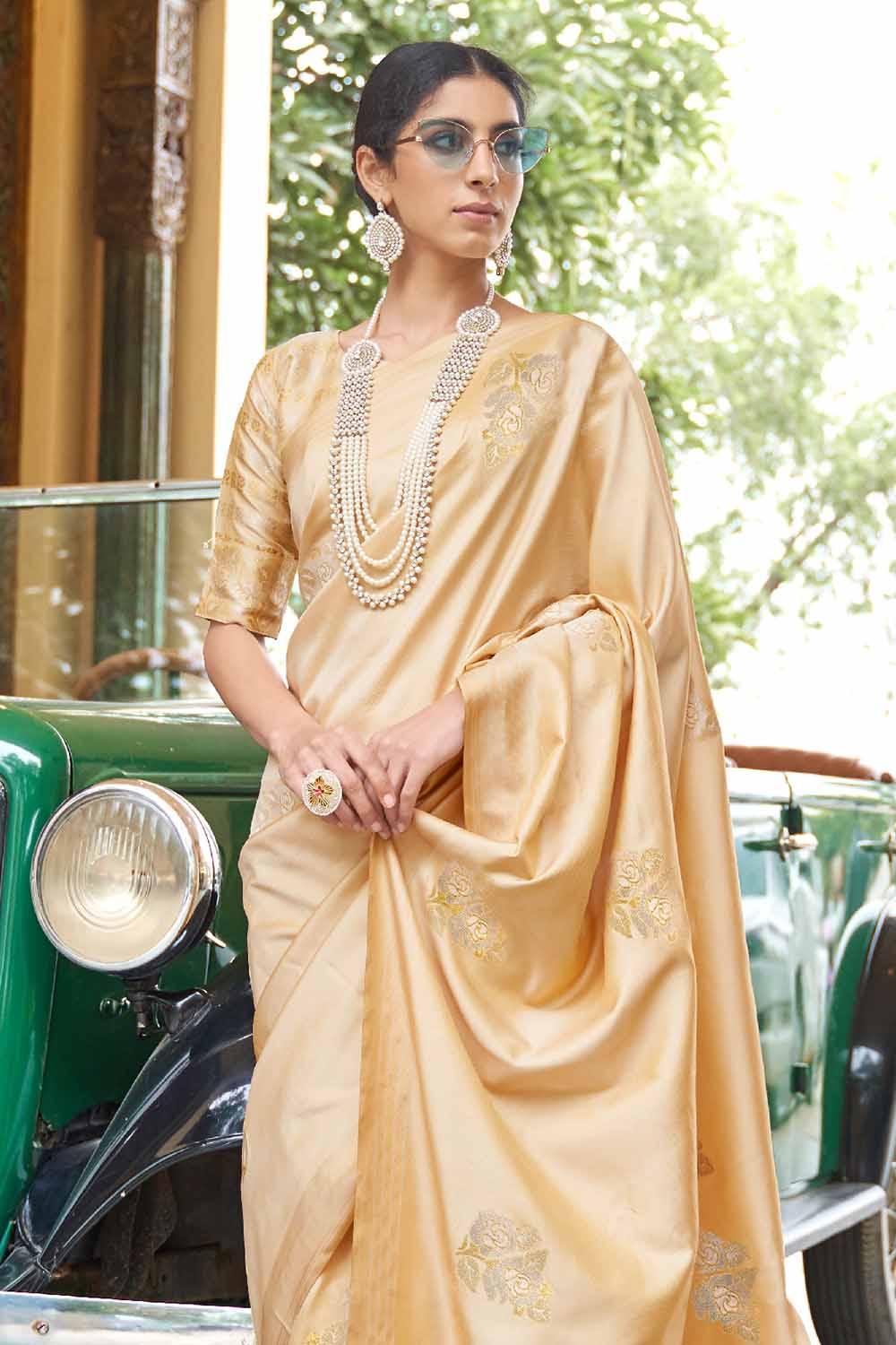 Bollywood Diva's Banarasi silk saree - JDS Varanasi