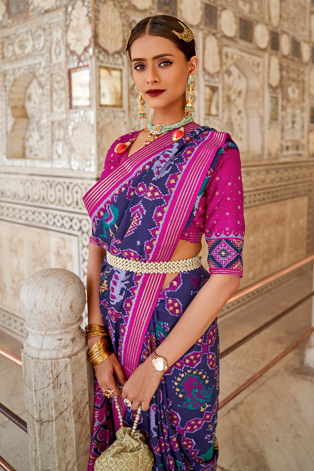 Fabulous Wine Color Embroidery Work Silk Base Heavy Look Saree – Cygnus  Fashion