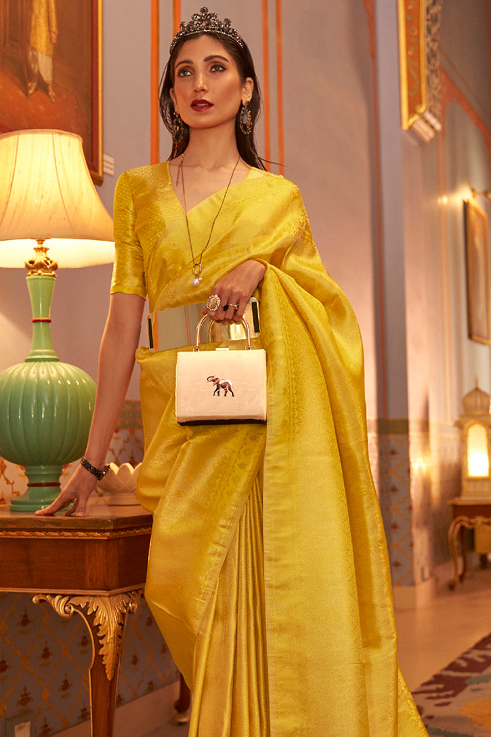 Ready To Ship | Yellow Wedding Sarees, Yellow Wedding Saris and Yellow  Wedding Sarees Online Shopping