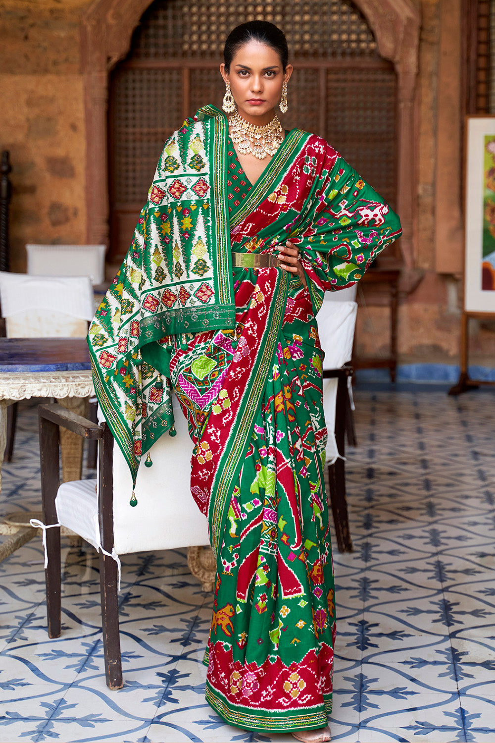 Green Bridal Wear , Festive Wear Pure Silk Saree at Rs 17950 in Salem | ID:  16022606148
