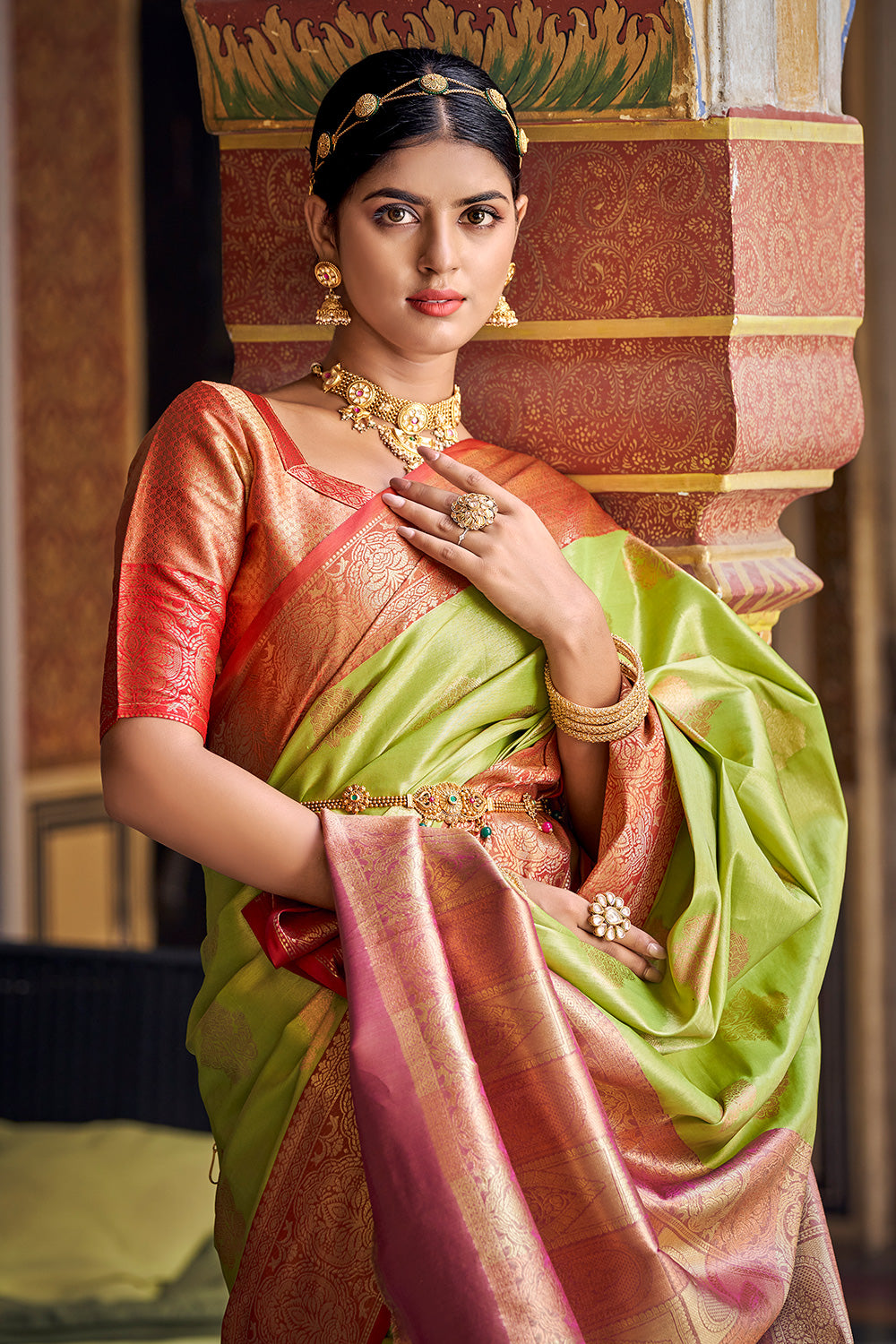 Buy Red Sarees for Women by HOUSE OF BEGUM Online | Ajio.com