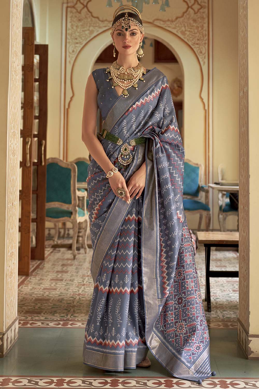 REWAA PRESENTS KATHAA R-549 TO R-550D SMOOTH SILK DESIGNER SAREES CATALOG  WHOLESALER