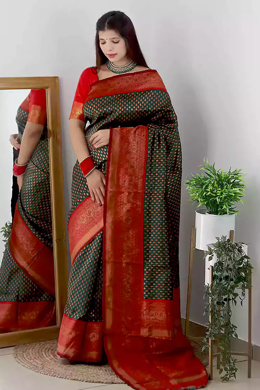 SOFT LICHI SILK saree 299