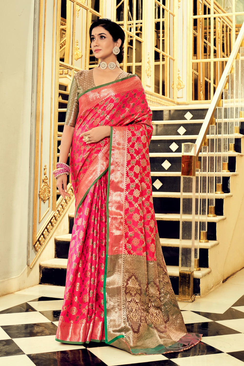 Face Deal Designer Banarasi Silk Saree For Women. at Rs 450 | Silk Saree in  Surat | ID: 22799147955